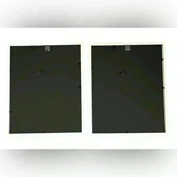 Framed artwork wall decor Inhale and Exhale white with black cursive white frame - Picture 6 of 10